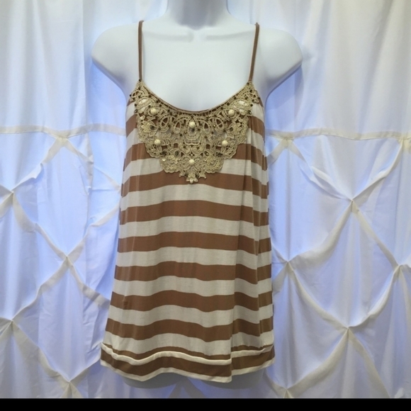 Express‎ Striped Cami Tank - Picture 1 of 6